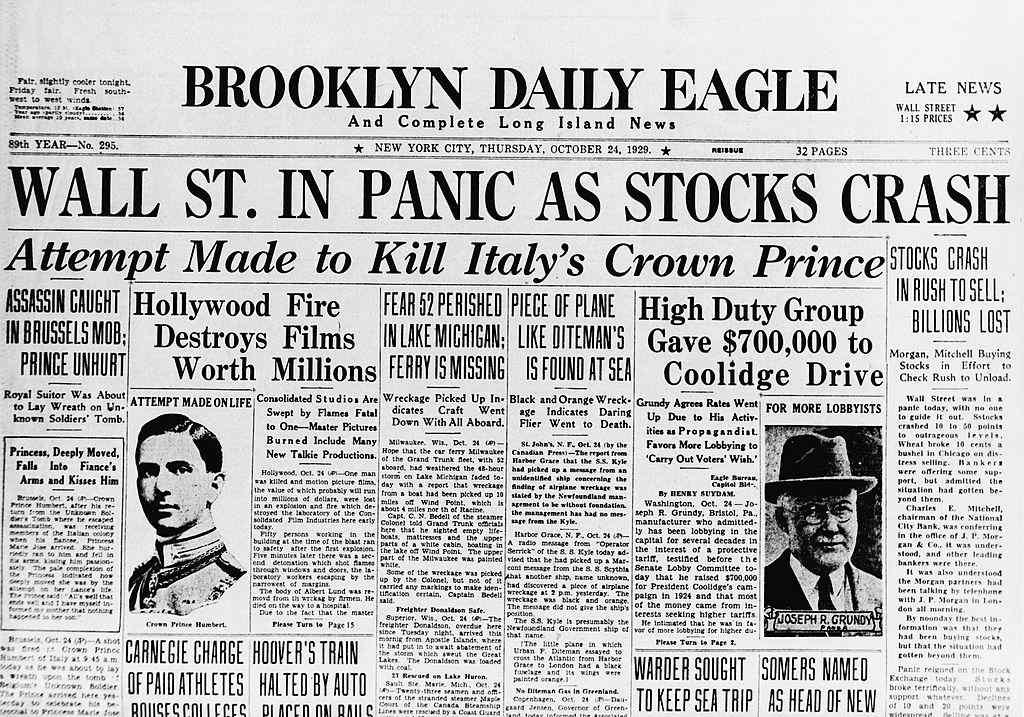 stock market 1929 crash