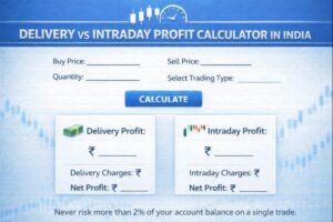 Delivery vs Intraday Profit Calculator in India