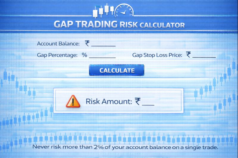 Gap Trading Risk Calculator for Intraday Trading in India