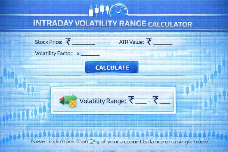 Intraday Volatility Range Calculator in India