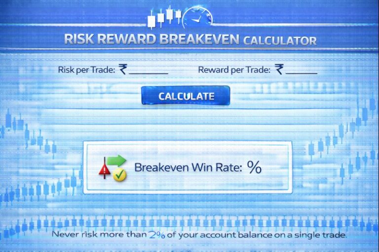 Risk Reward Breakeven Calculator In India risk-reward-breakeven-calculator-in-india